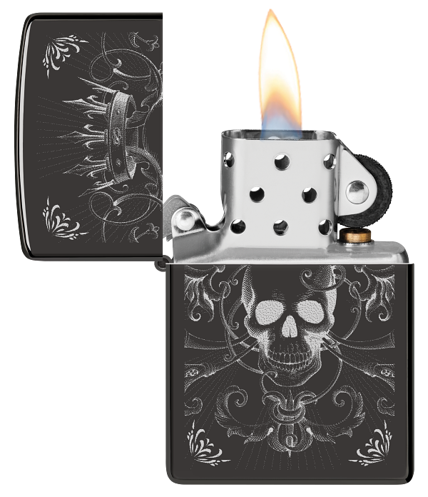 Zippo 46699 vžigalnik Gothic King Skull