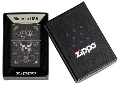 Zippo 46699 vžigalnik Gothic King Skull