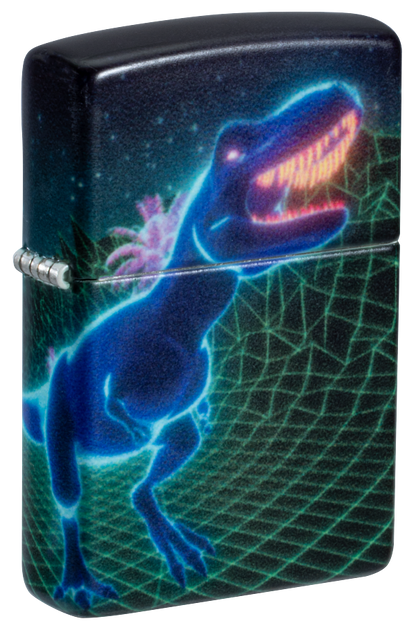 Zippo 46701 vžigalnik Cyber T-Rex Meme, Glow in the Dark