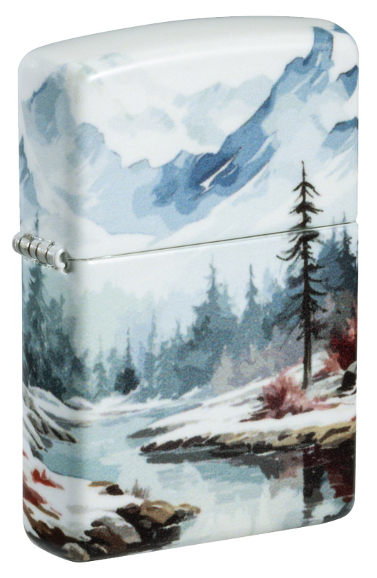 Zippo 46702 vžigalnik Painted Lake & Mountains, 540 Matte