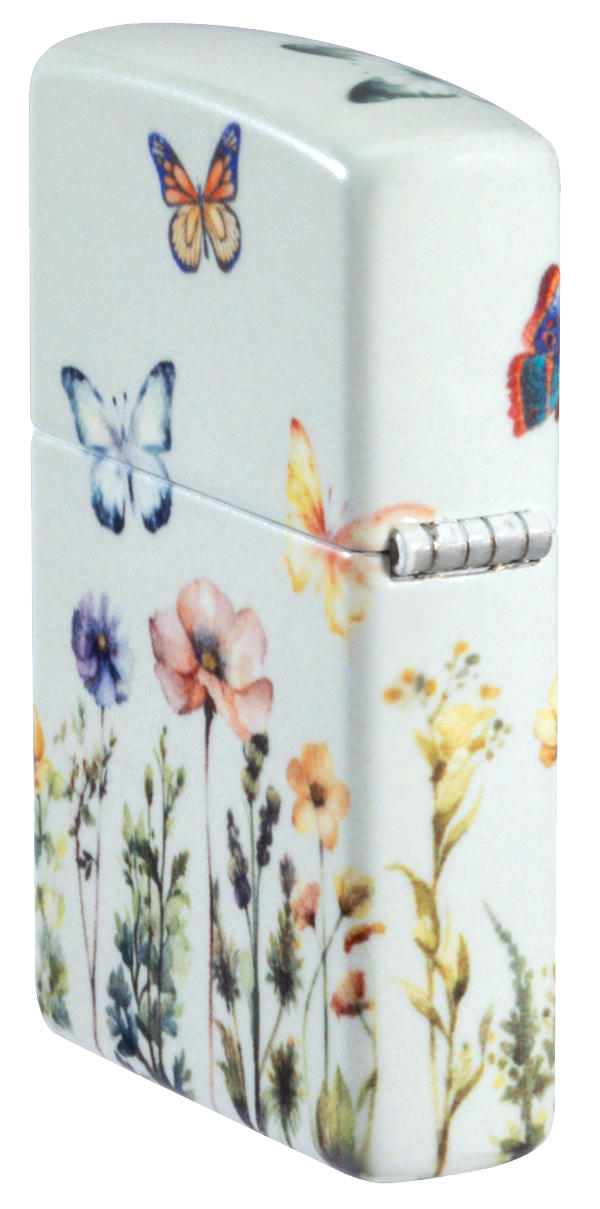 Zippo 46703 vžigalnik Flower Field & Butterflies, Glow in the Dark