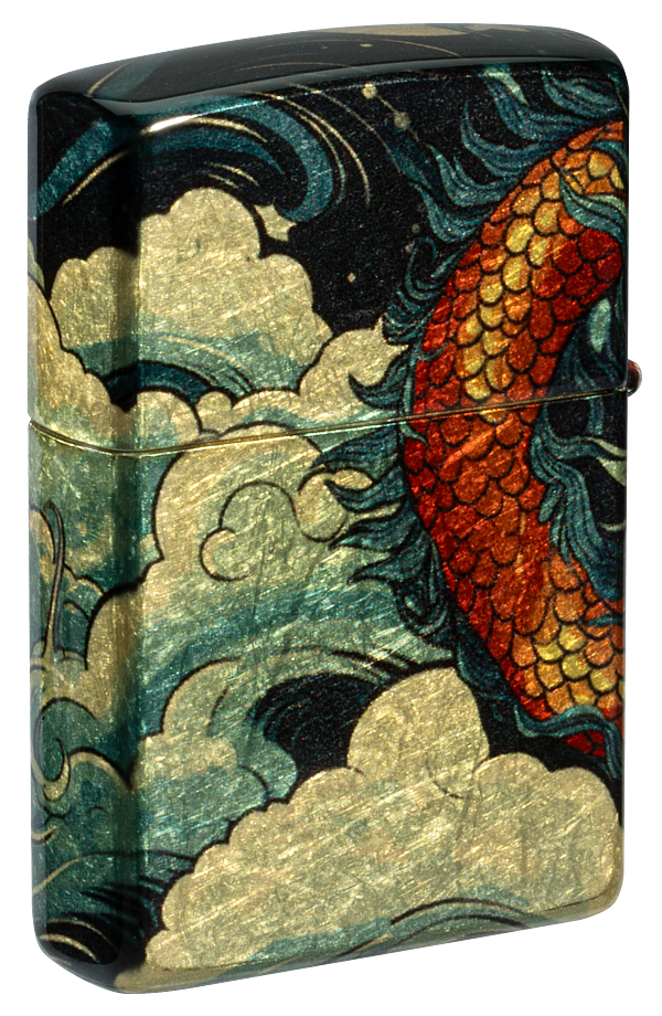 Zippo 46705 vžigalnik Asian Dragon, 540 Tumbled Brass