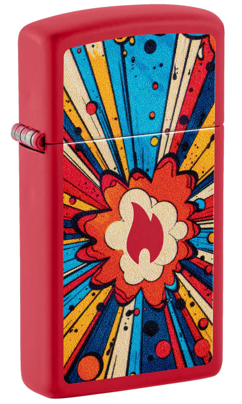 Zippo 46716 vžigalnik Comic Pow Flame Slim®