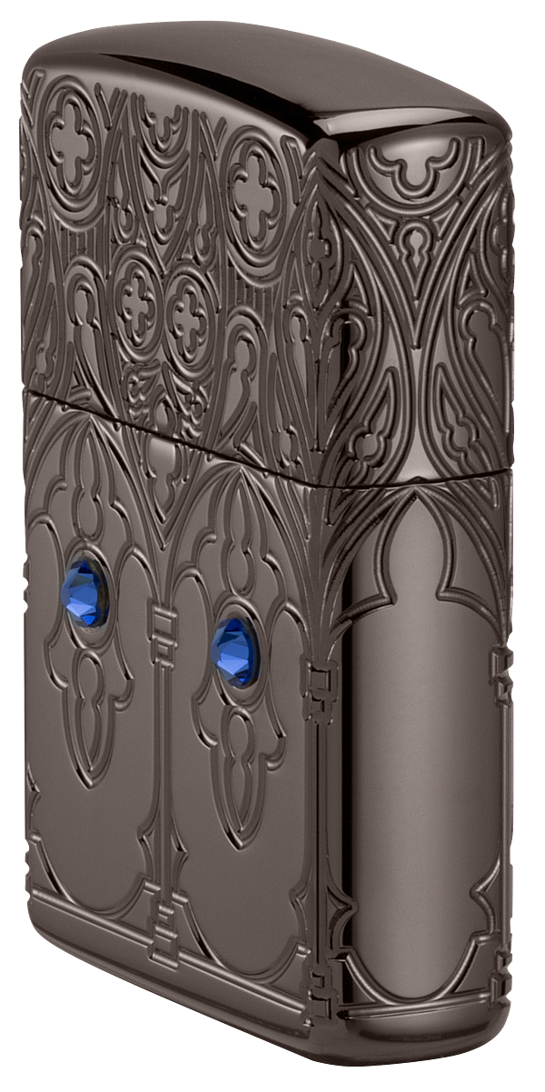 Zippo 46753 vžigalnik Spiritual Pattern Armor, Black Ice
