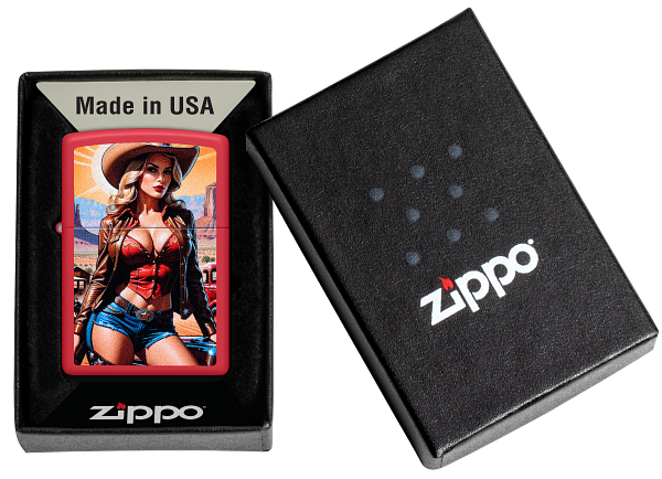 Zippo 60.007.557 vžigalnik Pinup Cowgirl