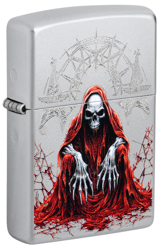 Zippo 60.007.576 vžigalnik Red Grim Reaper