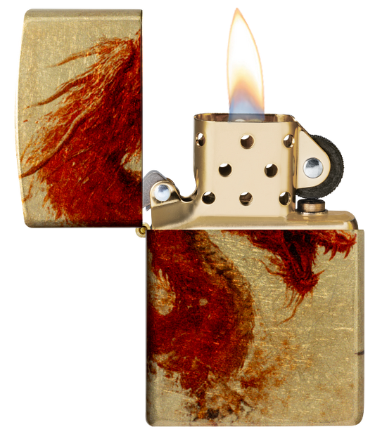 Zippo 60.007.647 vžigalnik Samurai vs Asian Dragon