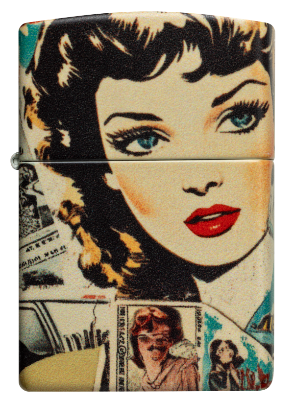 Zippo 60.007.652 vžigalnik Vintage Comic Collage