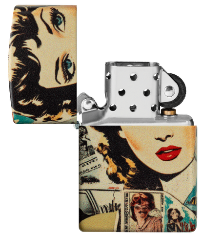 Zippo 60.007.652 vžigalnik Vintage Comic Collage