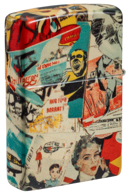 Zippo 60.007.652 vžigalnik Vintage Comic Collage