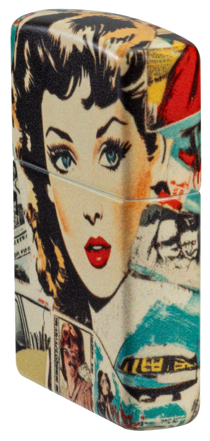 Zippo 60.007.652 vžigalnik Vintage Comic Collage