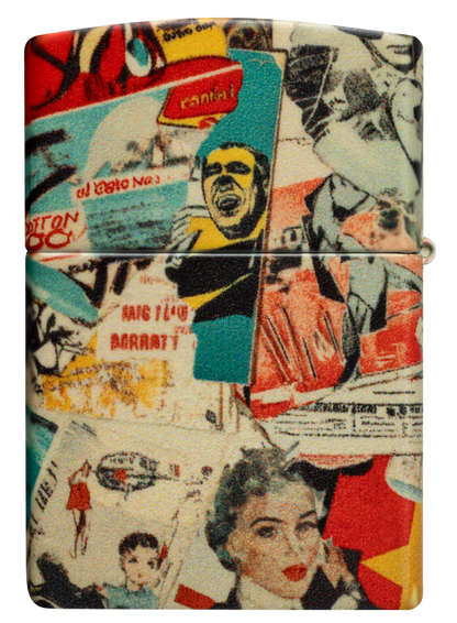 Zippo 60.007.652 vžigalnik Vintage Comic Collage