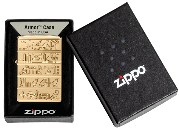 Zippo 60.007.668 vžigalnik Egyptian Hieroglyphs Armor