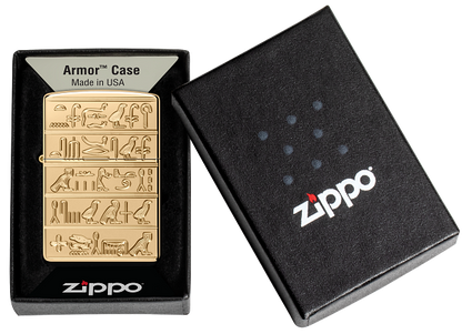 Zippo 60.007.668 vžigalnik Egyptian Hieroglyphs Armor