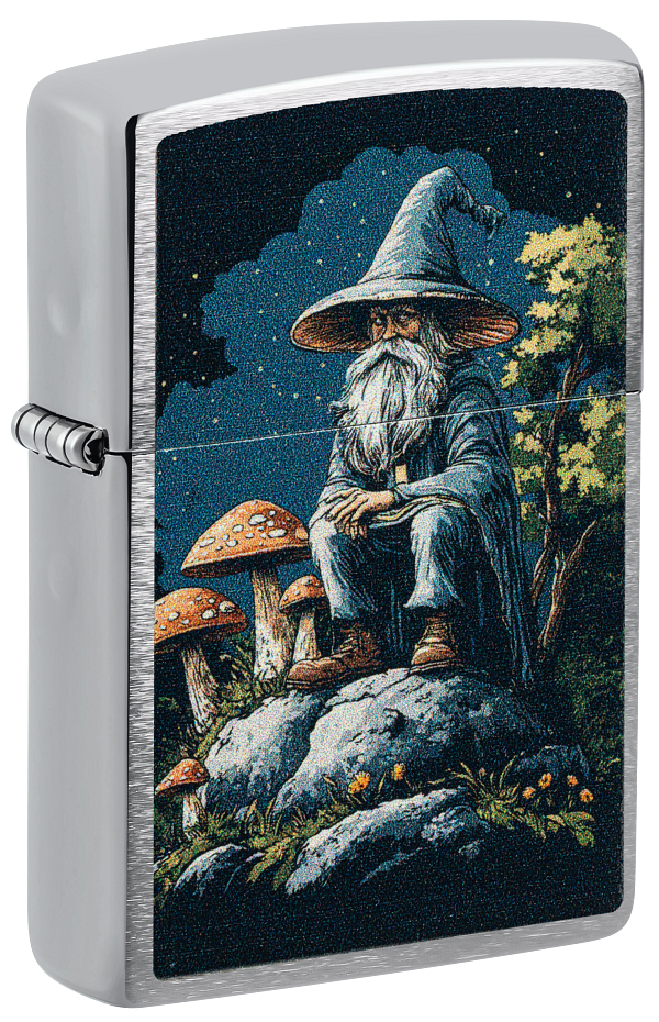 Zippo 60.007.669 vžigalnik Wizard & Mushrooms