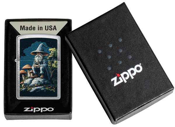 Zippo 60.007.669 vžigalnik Wizard & Mushrooms