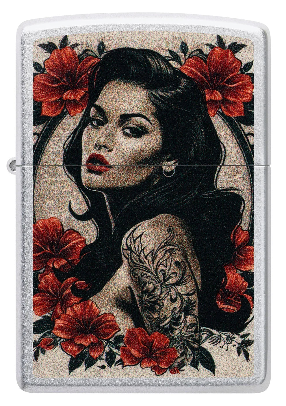 Zippo 47265 vžigalnik Pin-Up Girl in Tattoos