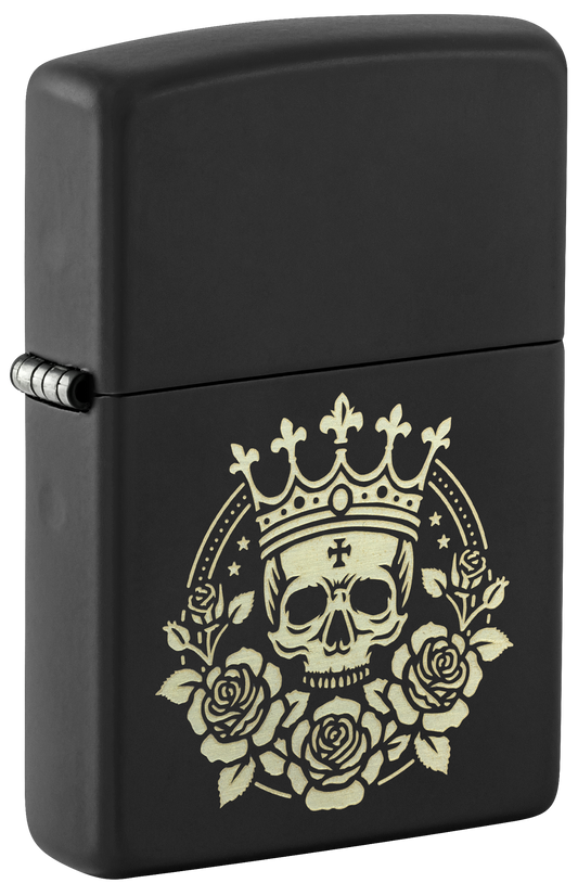 Zippo 47529 vžigalnik Skull With Crown