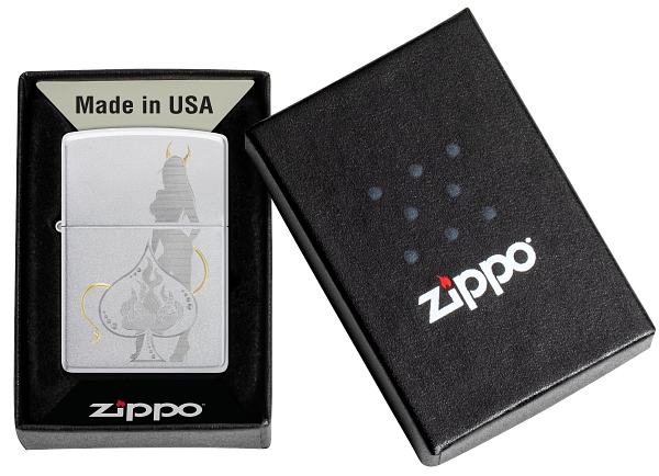 Zippo vžigalnik 48658 Devilish Girl & Ace