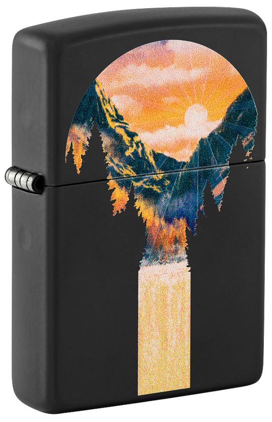 Zippo vžigalnik 48676 Mountain Waterfall UV