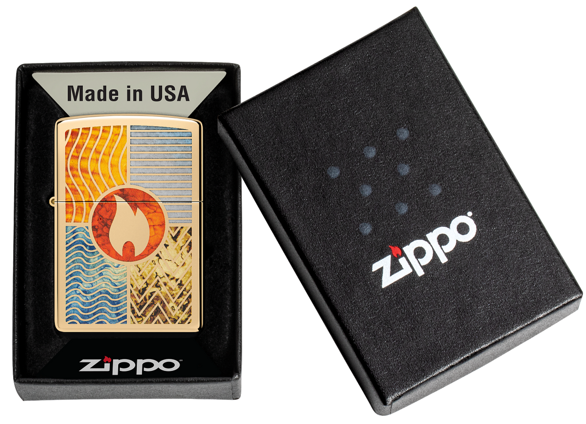 Zippo vžigalnik 48729 Elements of Earth