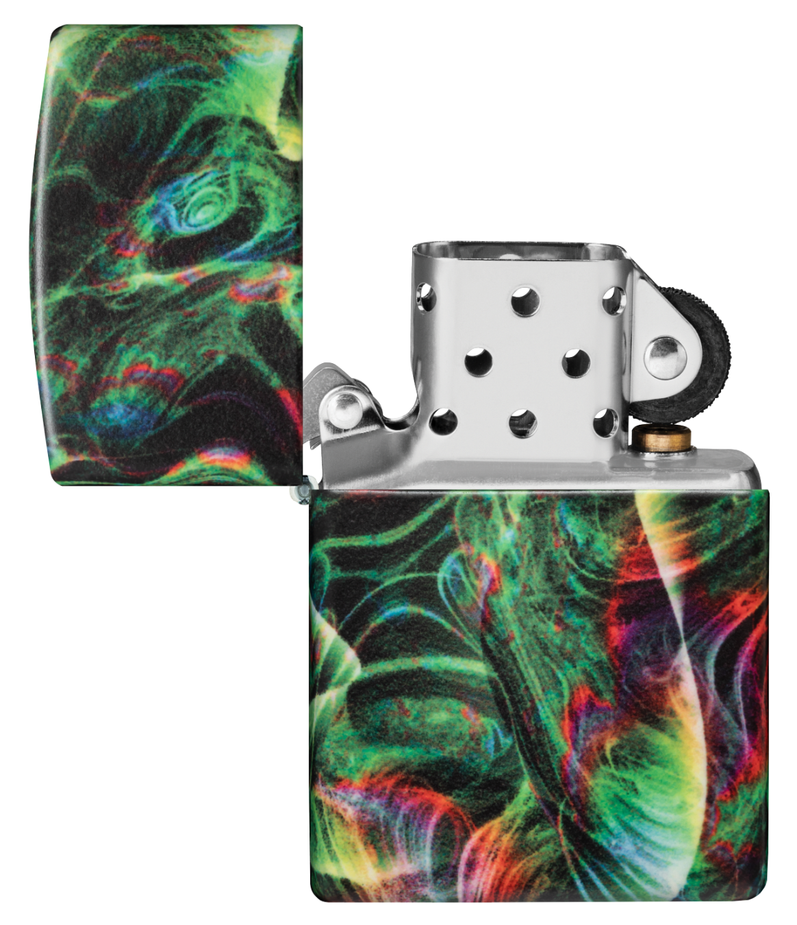 Zippo vžigalnik 48774 Psychedelic Swirl Glow in the Dark