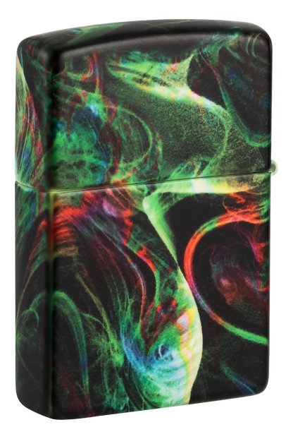 Zippo vžigalnik 48774 Psychedelic Swirl Glow in the Dark