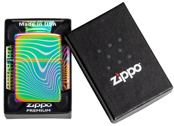Zippo 48775 vžigalnik Wavy Pattern, Multi Color