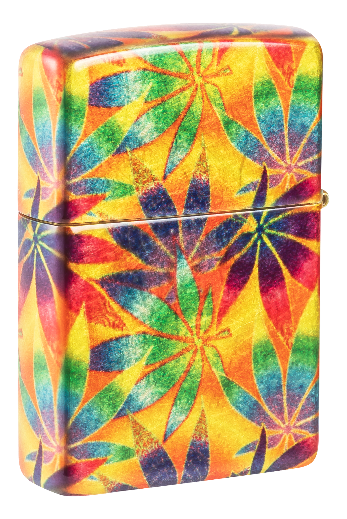 Zippo vžigalnik 48776 Cannabis Tumbled Brass