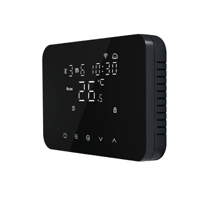 Termostat 49683035 gretje in hlajenje 230V WI-FI smart, črn
