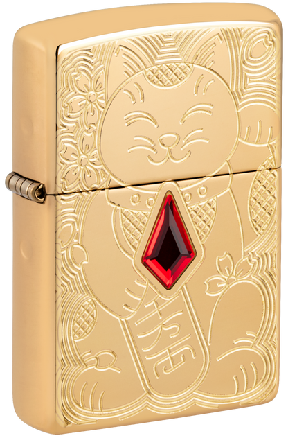 Zippo vžigalnik 49802 Armor® Lucky Cat