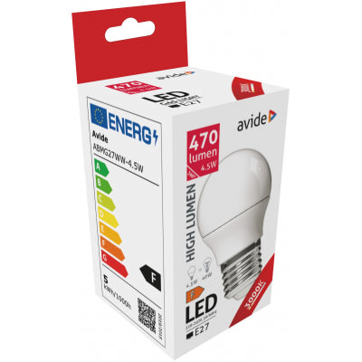 Avide 931524 Žarnica mini LED 4.5W E27 470lm G45