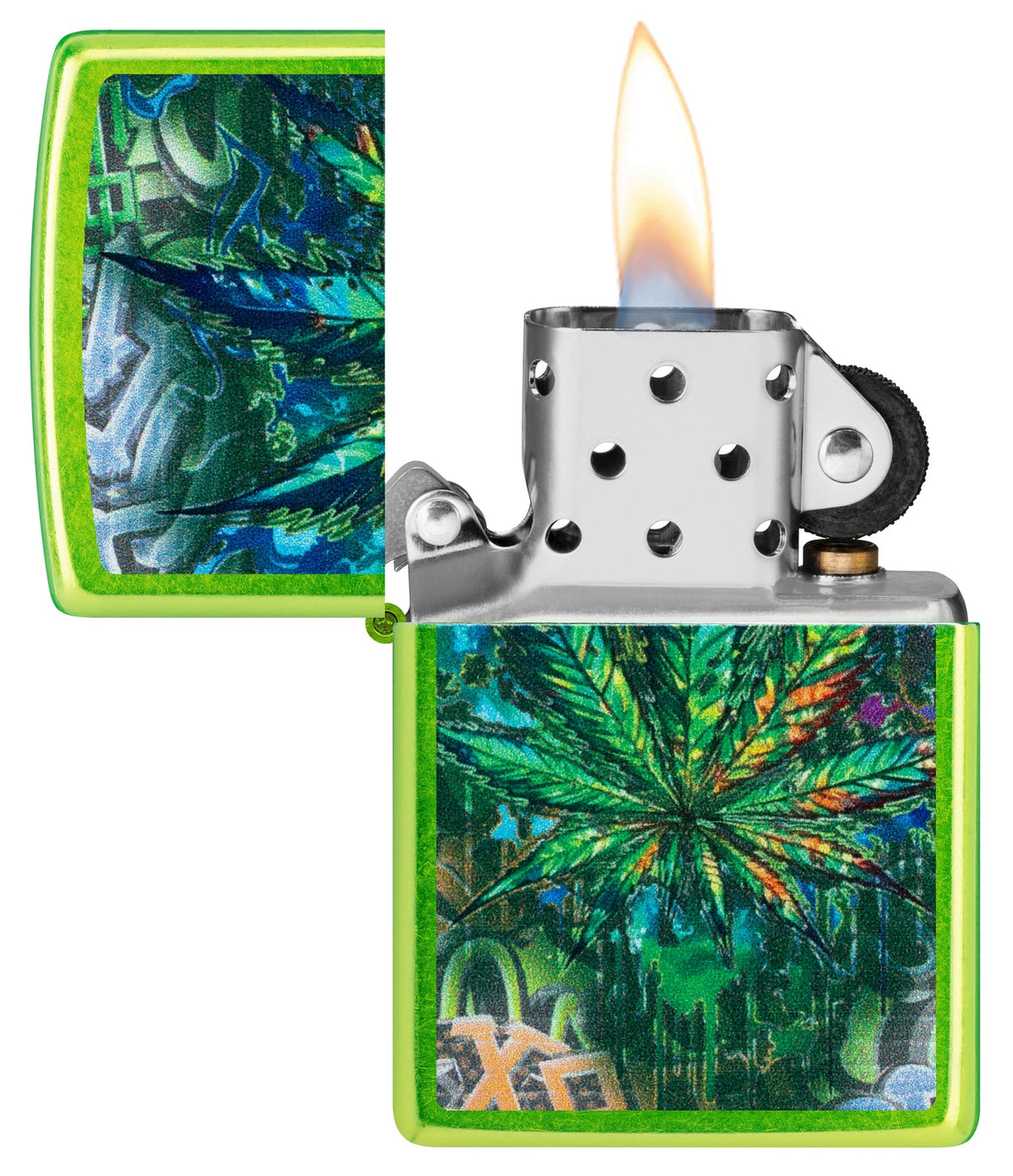 Zippo 46846 vžigalnik Graffiti Cannabis