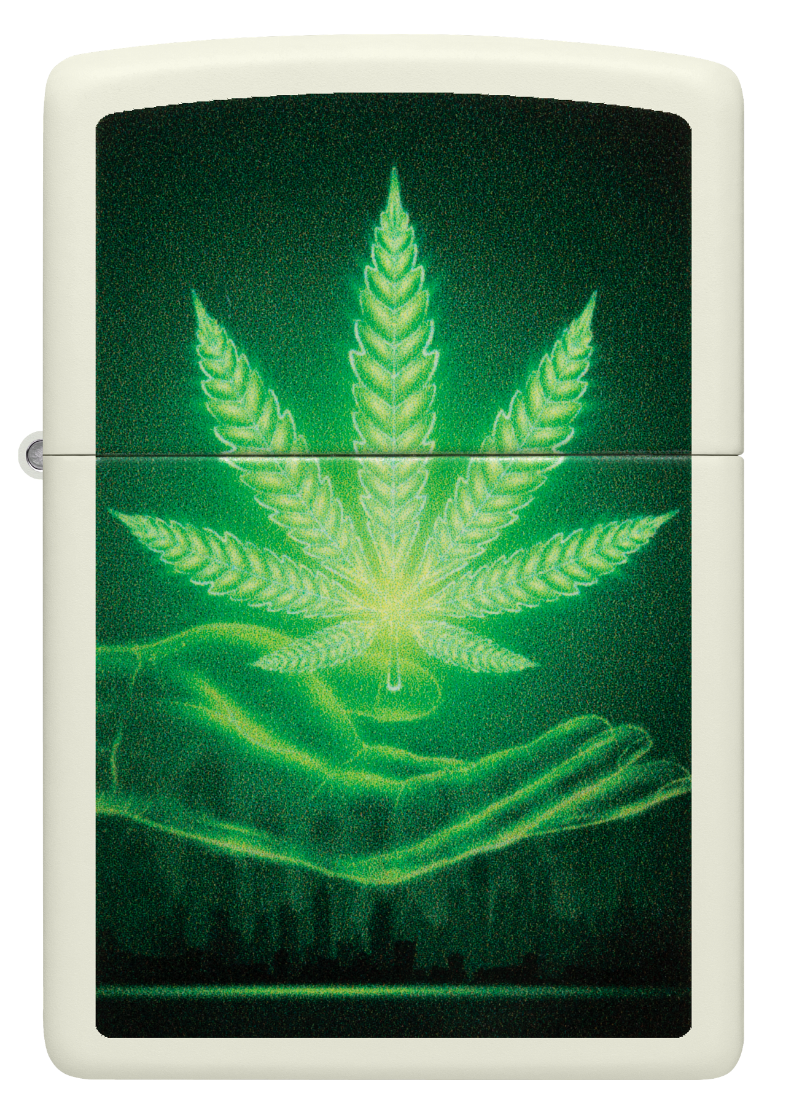 Zippo vžigalnik 60.006.900 Cannabis, Glow in the Dark