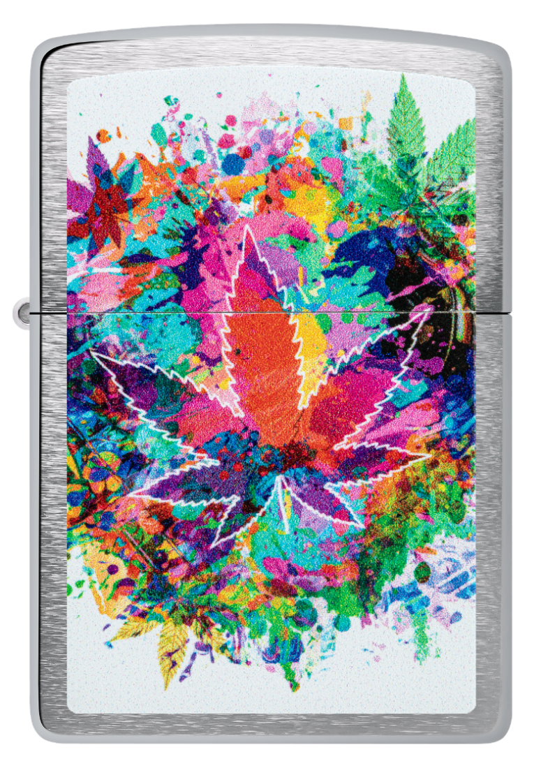 Zippo vžigalnik 60.006.901 Colorful Cannabis