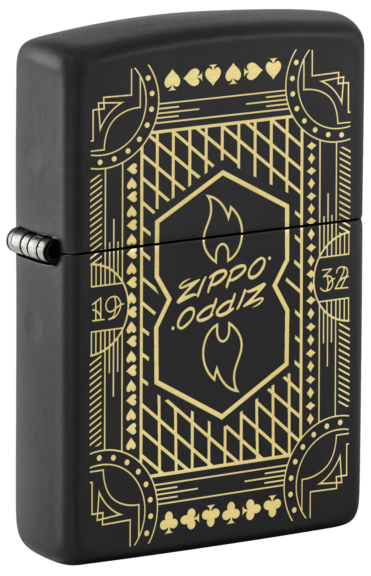 Zippo 46483 vžigalnik Retro 1932, Black Matte