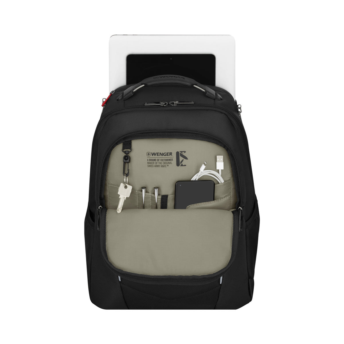 Wenger 653186 Nahrbtnik Altair za laptop 15.6", Črna