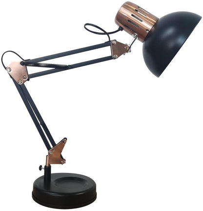 Svetilka namizna LED Basic Vintage, Kovinska Črna, E27, 60W, ABLDL-VINTE27-FM-60W