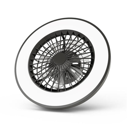 Svetilka stropna Whitney z ventilatorjem, Črna, AFCLCCT-48W-15W-WHB
