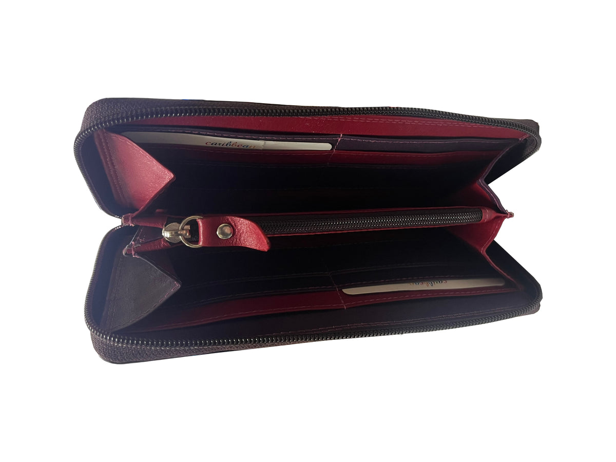 Mano M17724PP/ROT Denarnica RV, vijolično/rdeča