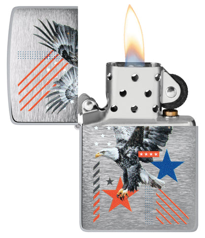 Zippo 46820 vžigalnik Eagle and Stars