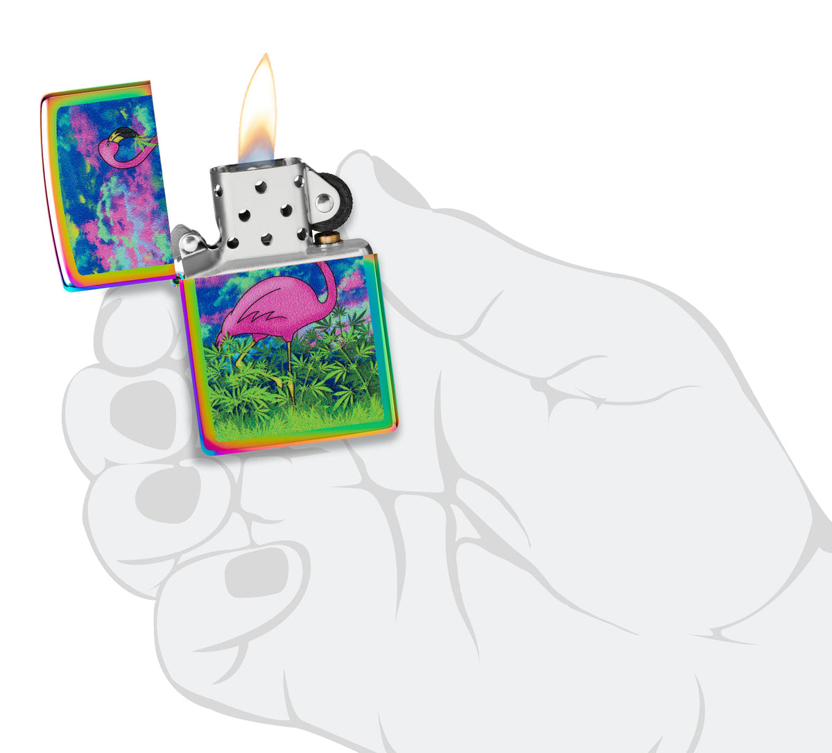 Zippo 46827 vžigalnik Flamingo Fields