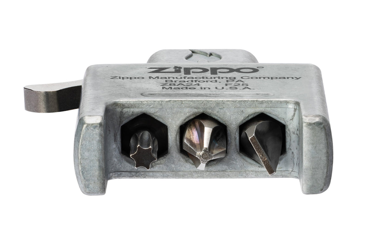 Zippo 40702 Vložek Bit Safe Screwdriver v ohišju 200 Brushed Chrome