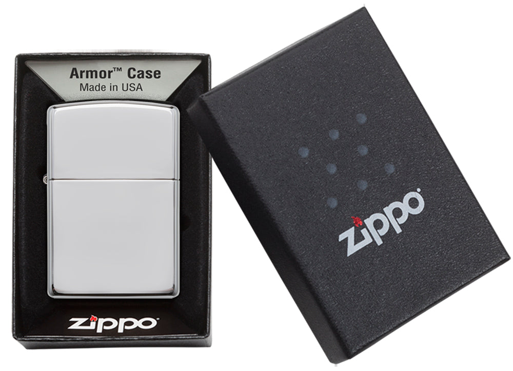 Zippo vžigalnik 167 High Polish Chrome Armor®