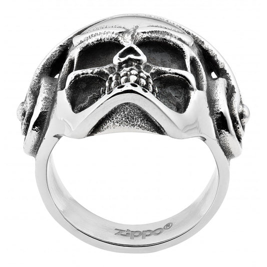 Zippo 2.006.264 Prstan Skull with Headphones vel. 62