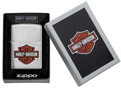 Zippo vžigalnik 200HD.H252 vžigalnik Harley-Davidson® Logo, Brushed Chrome