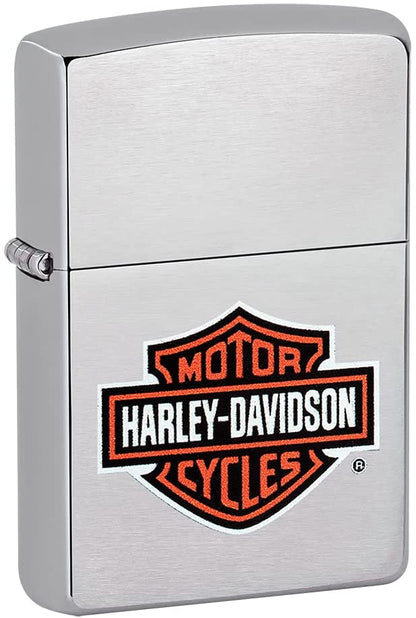 Zippo vžigalnik 200HD.H252 vžigalnik Harley-Davidson® Logo, Brushed Chrome