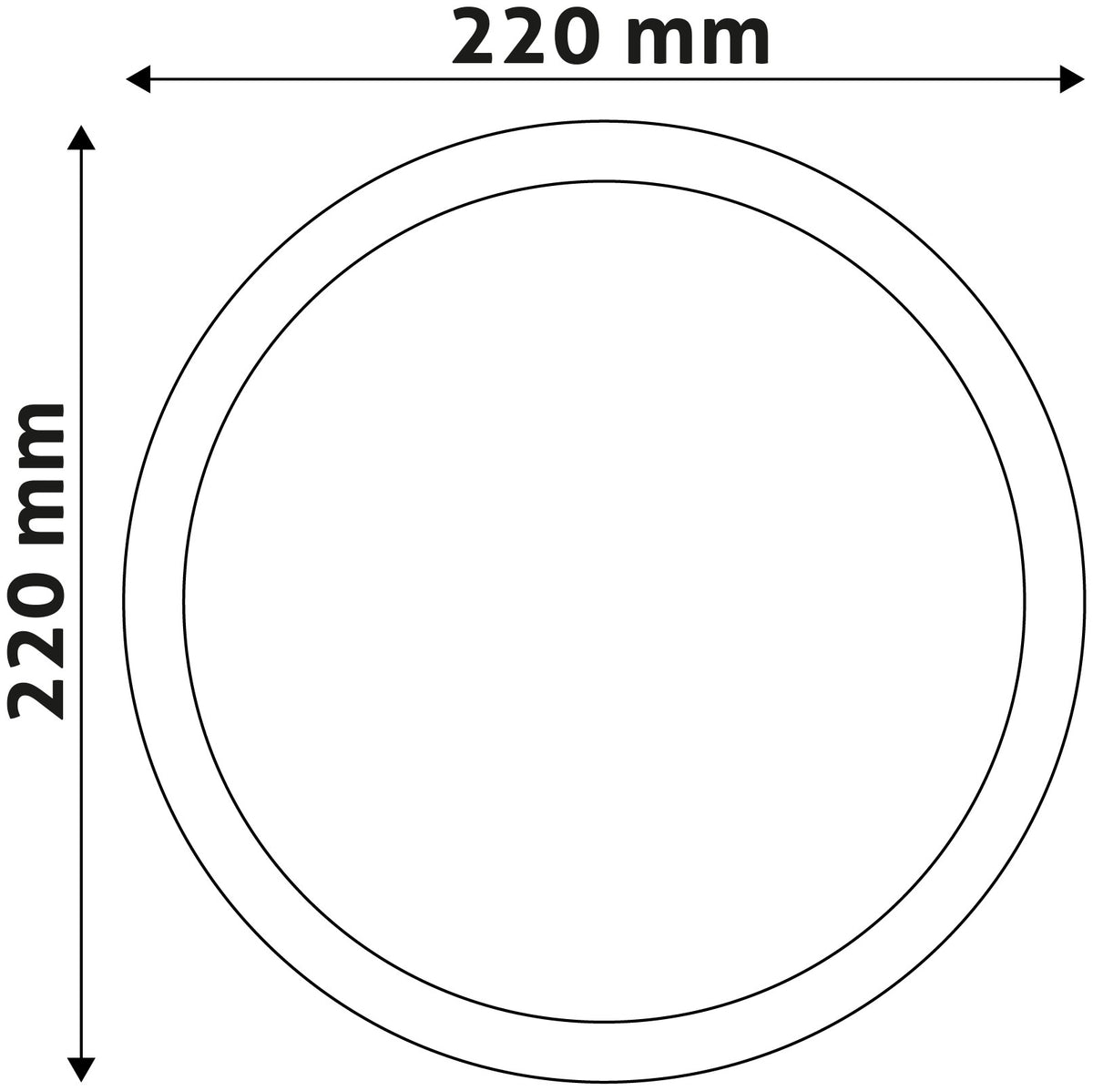 Avide 281963 Stropna svetilka LED 18W CW 1500 lm