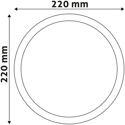 Avide 915241 Zunanja svetilka (Triton-O) Okrogla 20W 4000K 1700 lm IP65