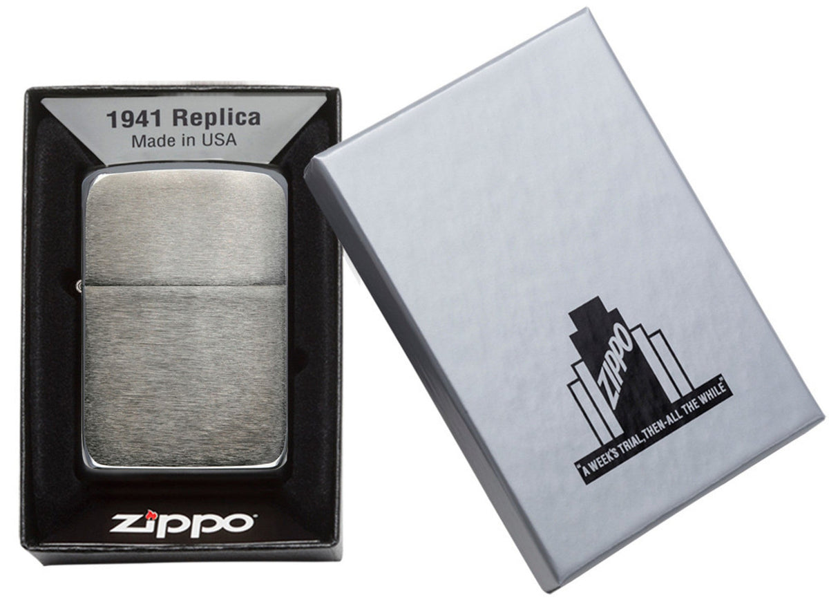 Zippo vžigalnik 24096 Replica 1941 Black Ice®